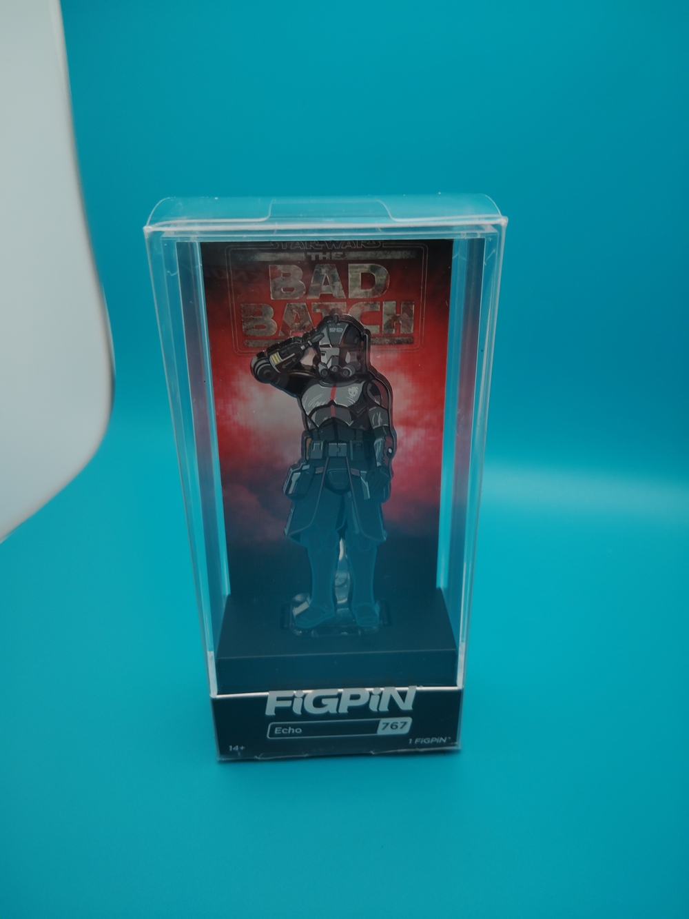 FiGPiN Echo #767 Star Wars The Bad Batch Enamel Pin - Black & Red